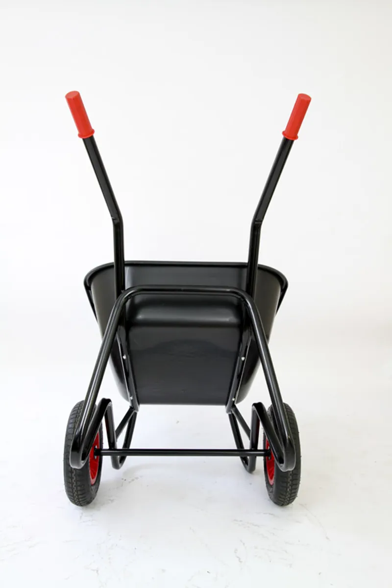 Bullbarrow Mammoth Duo Wheelbarrow in Black-1